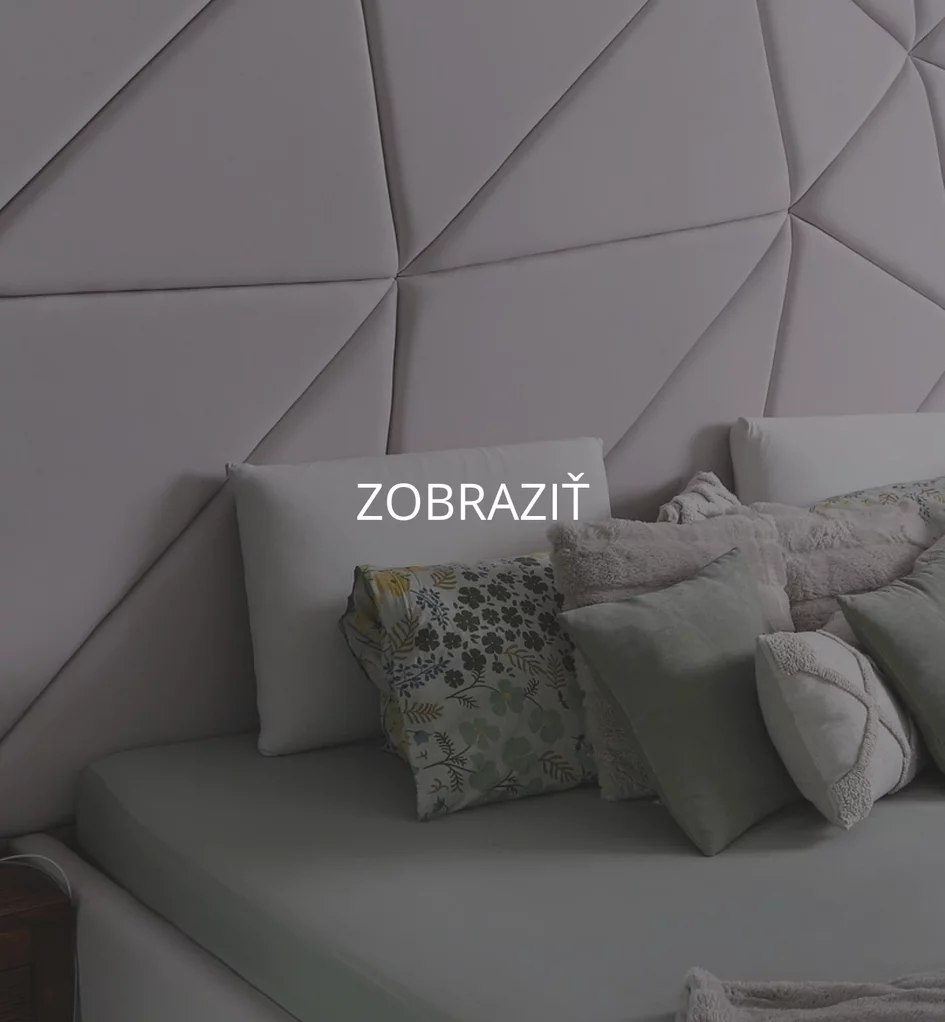 postele s čalúnením Mušla Home